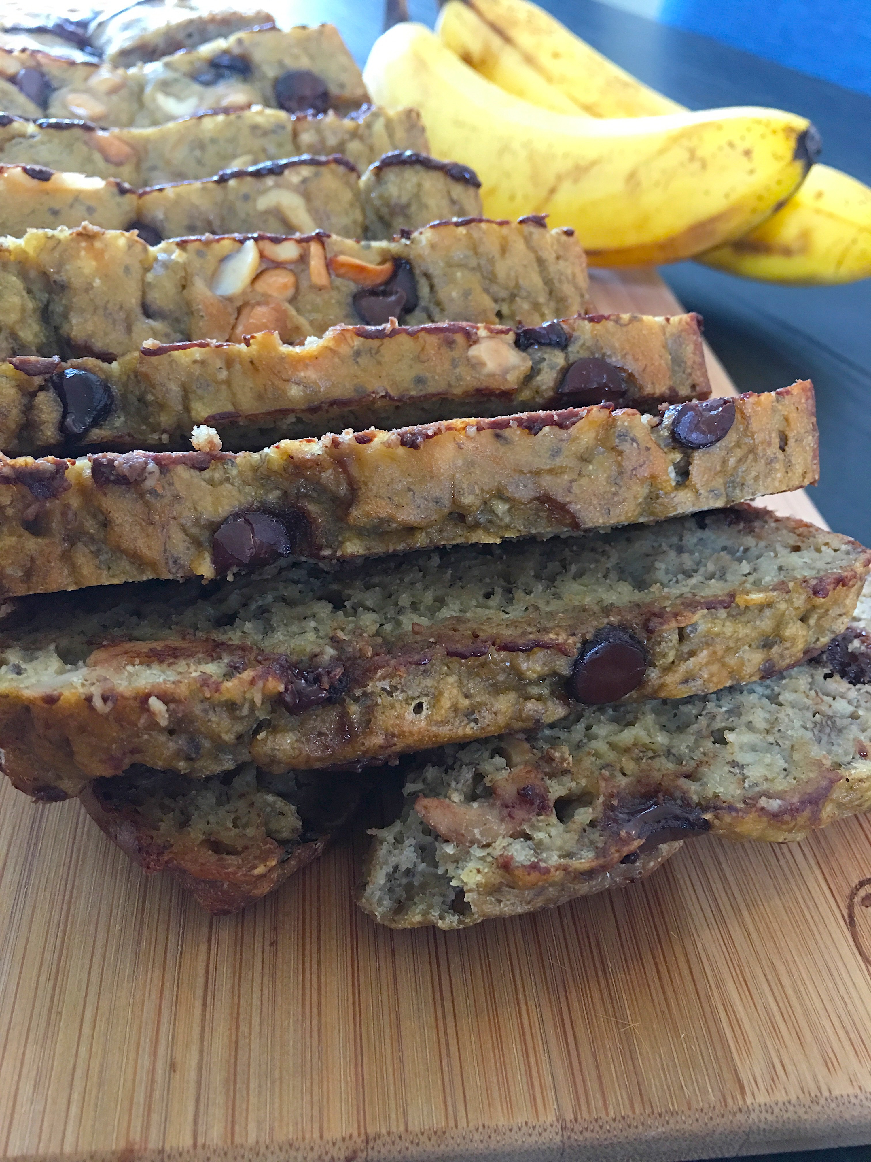Gluten Free Chocolate Chip Banana Bread