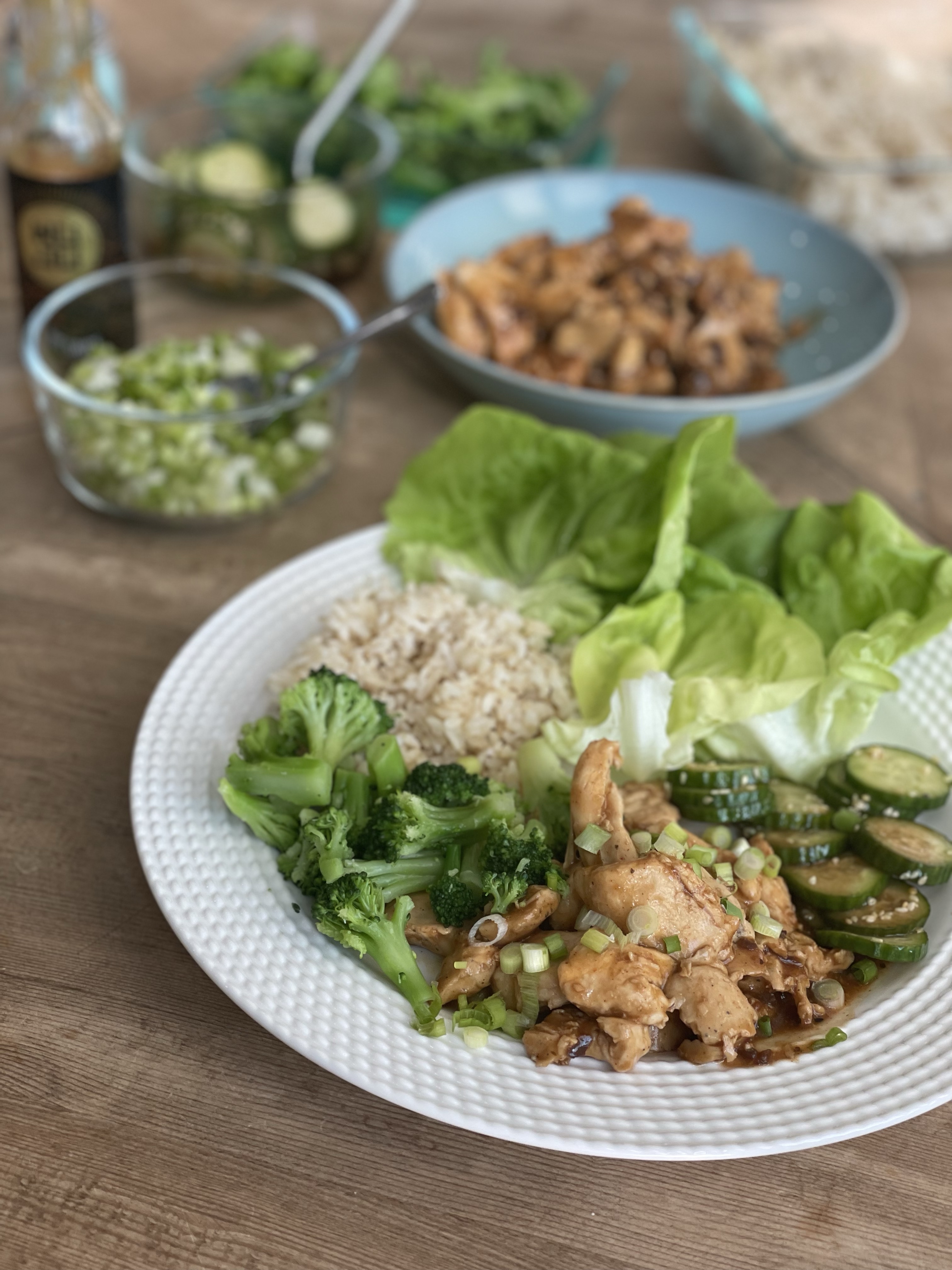 Kevin’s Korean BBQ Chicken Lettuce Wraps