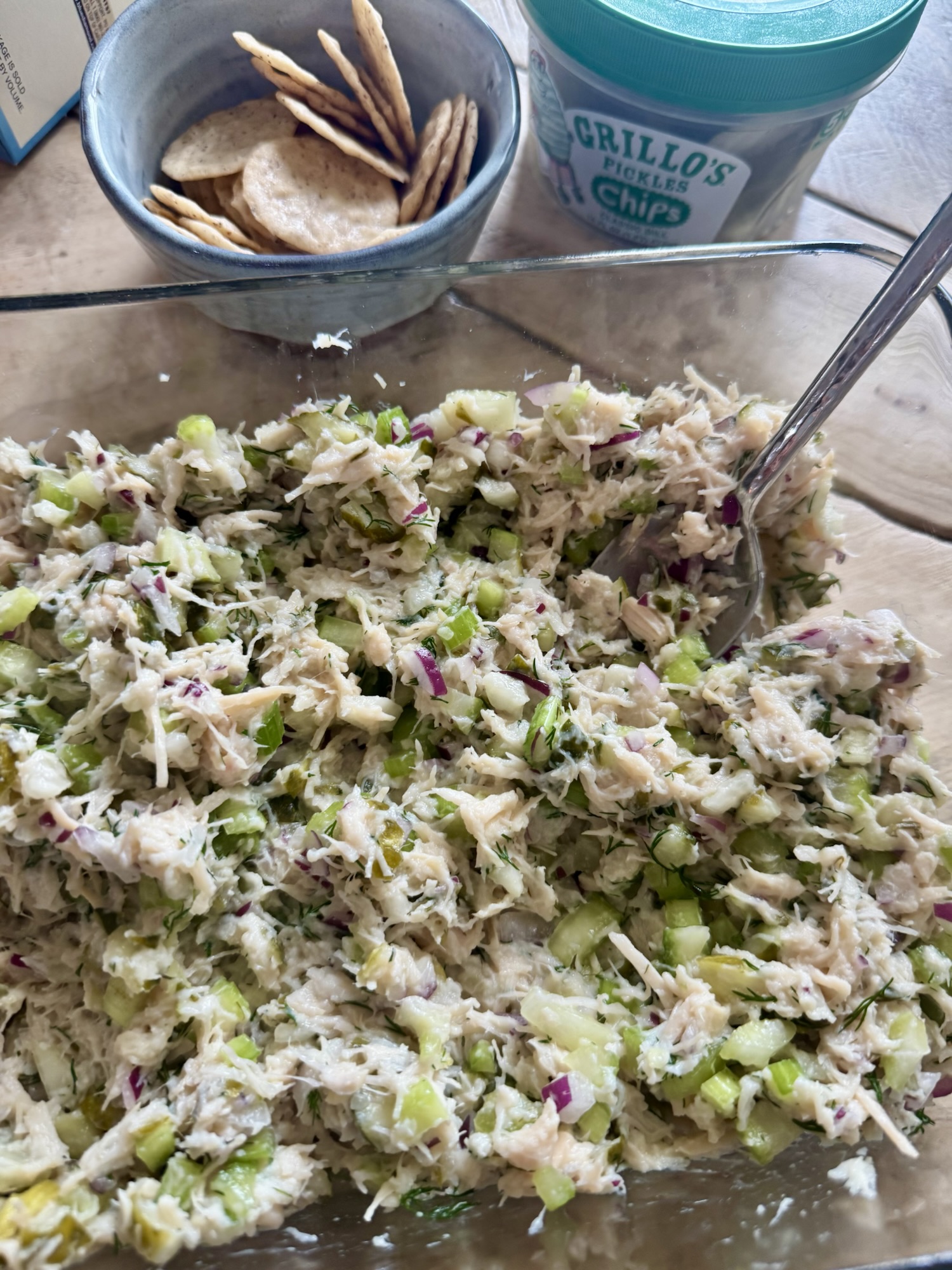 Grillo’s Dill Pickle Chicken Salad